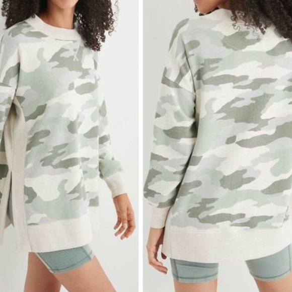 Aerie Good Vibes Oversized Sweatshirt - Size XS - Picture 4 of 4